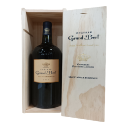 Coffret 1 Magnum de Château Grand Bert AOC Saint Emilion Grand Cru 2019